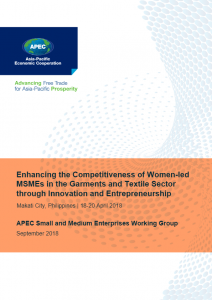 Final Report for Enhancing the Competitiveness of Women-led MSMEs in the Garments and Textile Sector through Innovation and Entrepreneurship