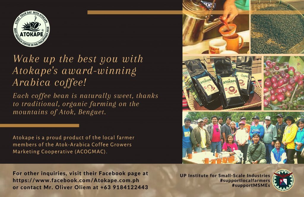 Showcasing local MSMEs: Atokape, the sweetest Arabica Coffee in the Philippines from Benguet