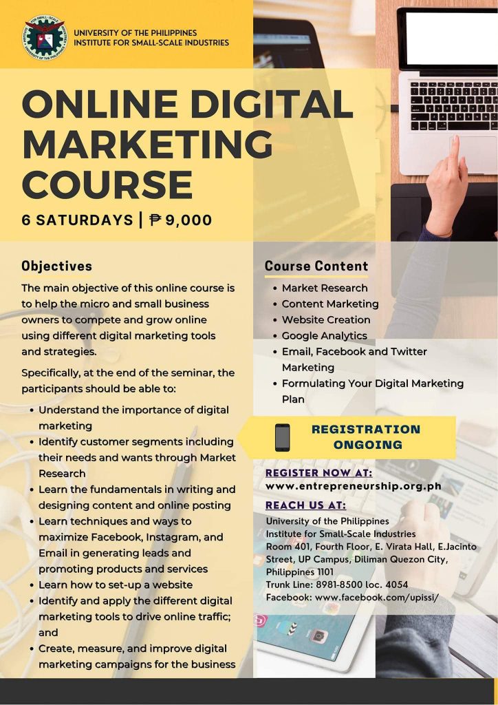 ISSI Online Digital Marketing Course