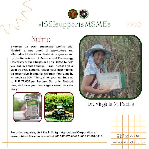 up issi supports msmes Nutrio by Fullmight Agricultural Corporation