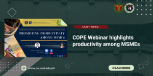COPE Webinar highlights productivity among MSMEs