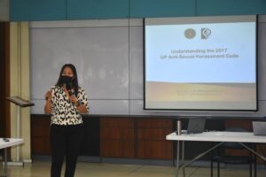 UP ISSI GAD body organizes Learning Session on promoting Anti-Sexual Harassment 